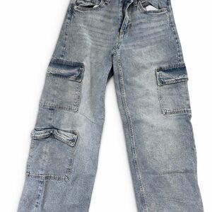 H&M Kids Blue Cargo Jeans